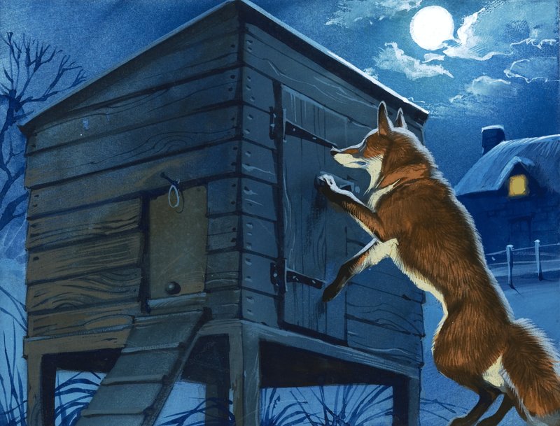 Volpe al capanno dei polli da Angus McBride