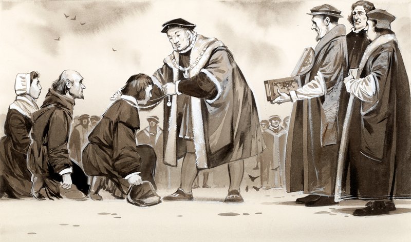 Enrico VIII cura il male del re da Angus McBride