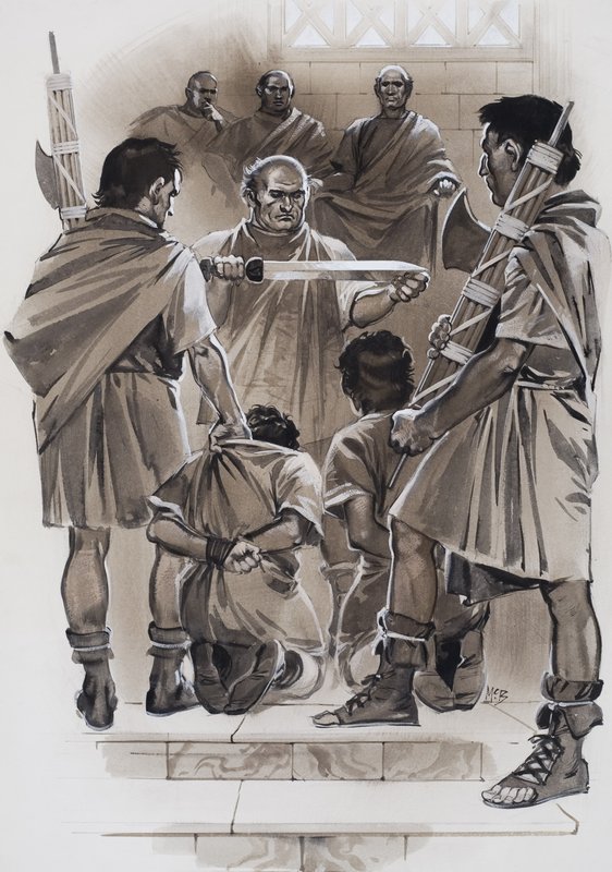 Lucio Giunio Bruto (gouache su carta) da Angus McBride