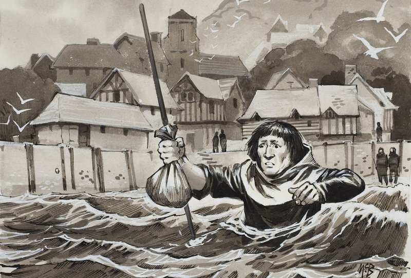 Peter de Sibley (guazzo su carta) da Angus McBride