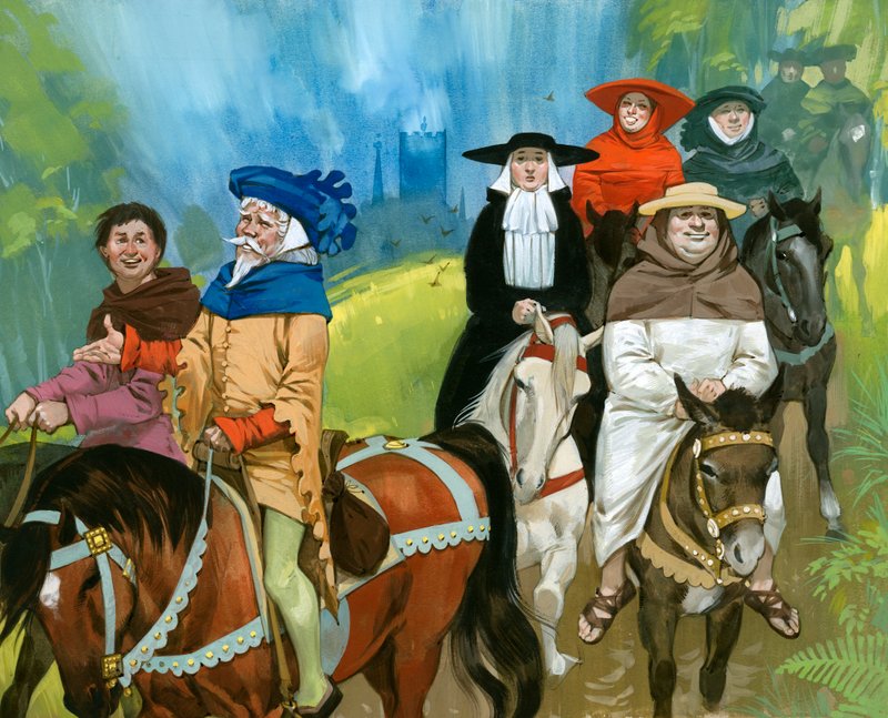 I pellegrini di Canterbury da Angus McBride