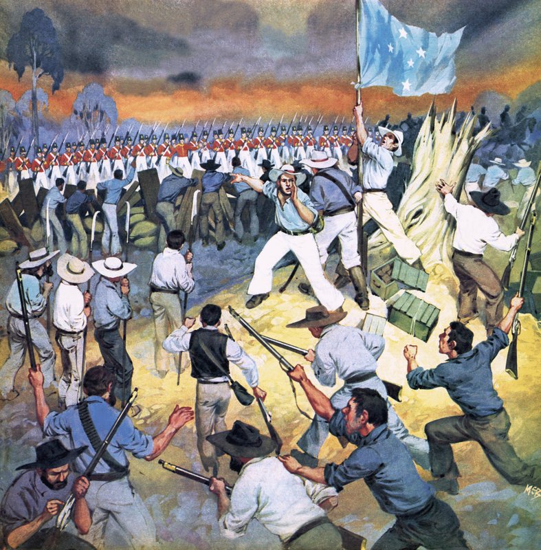 La difesa della fortezza di Eureka da Angus McBride