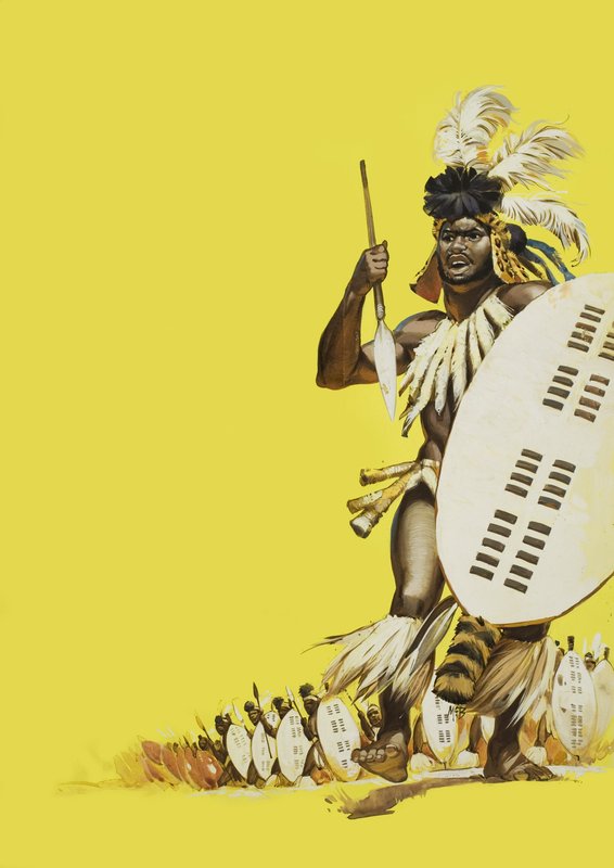 Guerrieri Zulu (gouache su carta) da Angus McBride