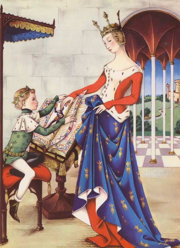Riccardo II e sua Madre, la Bella Fanciulla del Kent da Anne & Johnstone Janet (1928 79) Johnstone