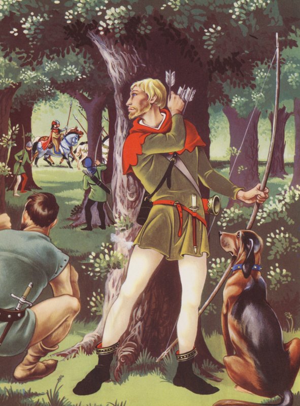 Robin Hood nella foresta di Sherwood da Anne & Johnstone Janet (1928 79) Johnstone