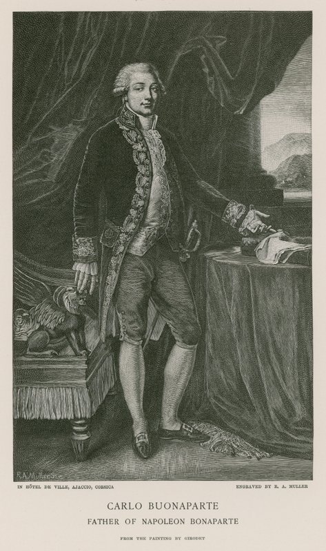 Carlo Buonaparte da Anne Louis Girodet de Roucy Trioson