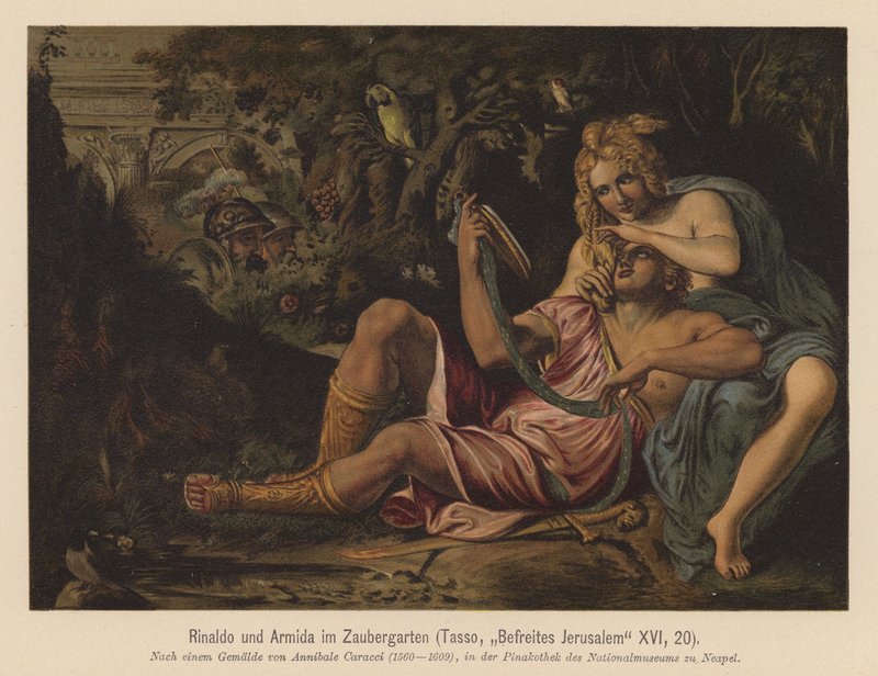 Scena da Gerusalemme liberata, di Torquato Tasso da Annibale (after) Carracci