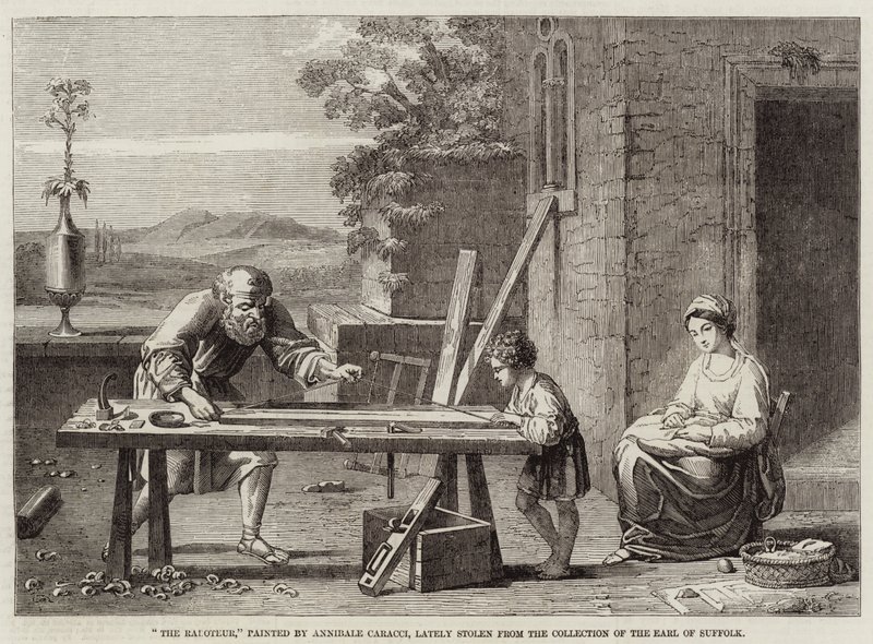 Il Raboteur da Annibale Carracci