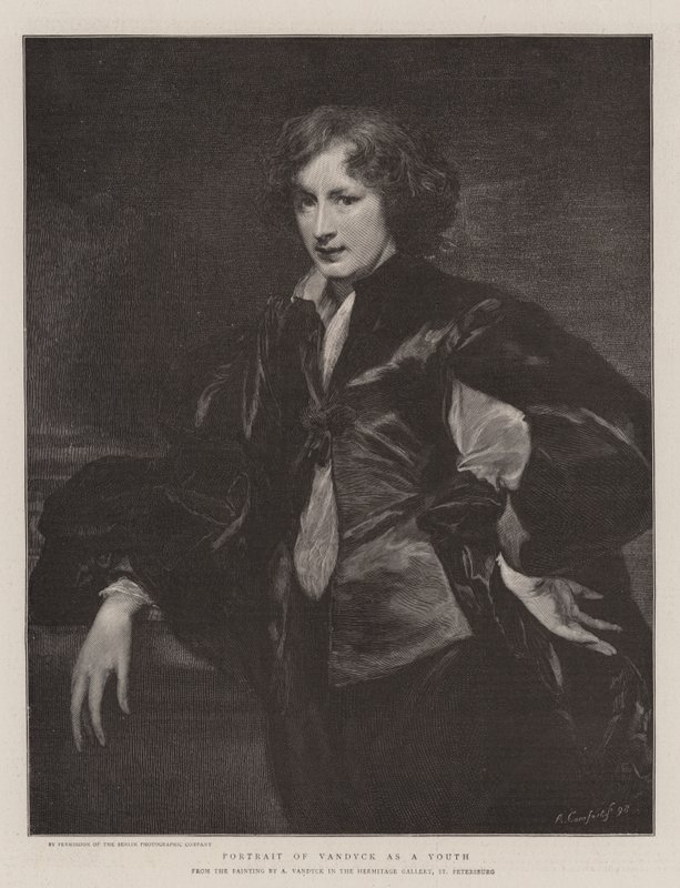 Ritratto di Vandyck da giovane da Anthony van Dyck