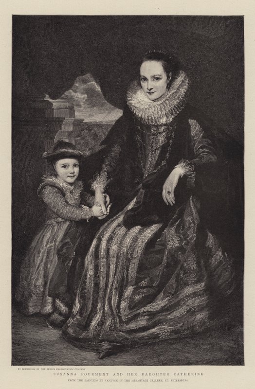Susanna Fourment e sua figlia Catherine da Anthony van Dyck