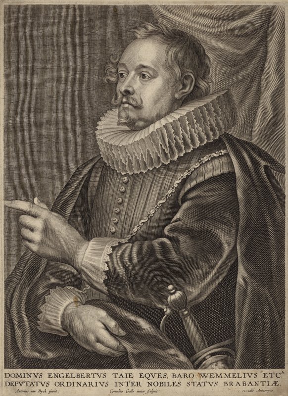 Ritratto di Engelbert Taye da Anthony van Dyck
