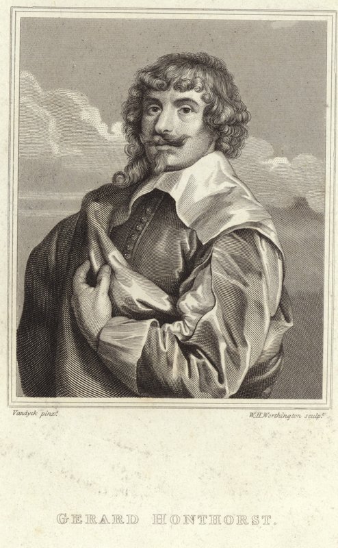 Ritratto di Gerard van Honthorst da Anthony van Dyck