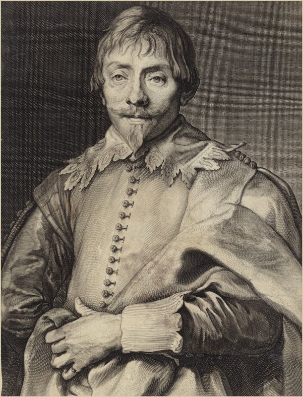 Ritratto di Willem Hondius da Anthony van Dyck