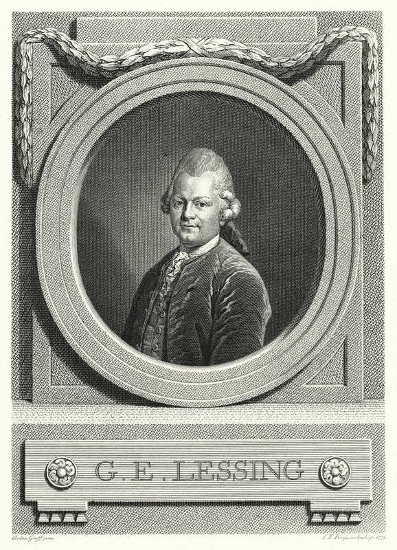 Gotthold Ephraim Lessing, filosofo, scrittore e drammaturgo tedesco dell