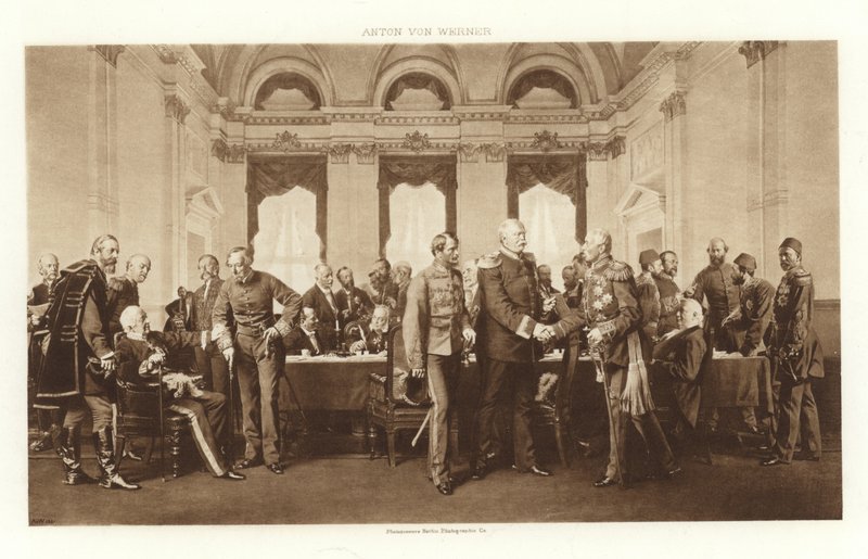 Il Congresso di Berlino del 1878 da Anton Alexander von Werner