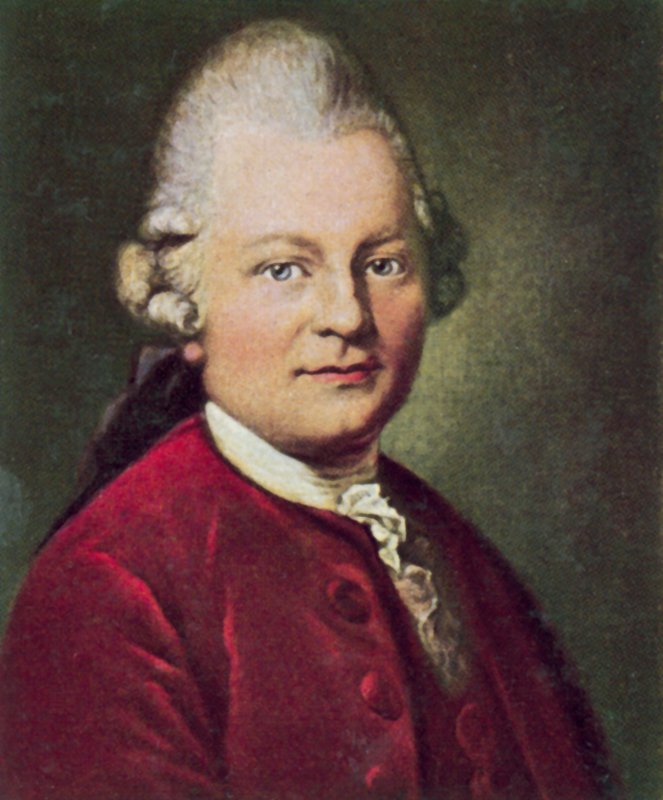 Gotthold Ephraim Lessing, drammaturgo e filosofo tedesco da Anton Graff