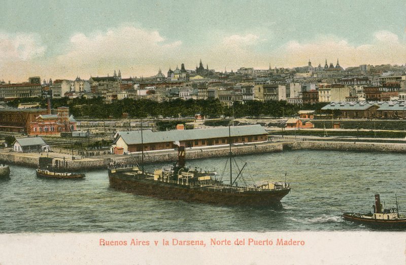 Darsena, Puerto Madero, Buenos Aires, Argentina (foto colorata) da Argentinian Photographer