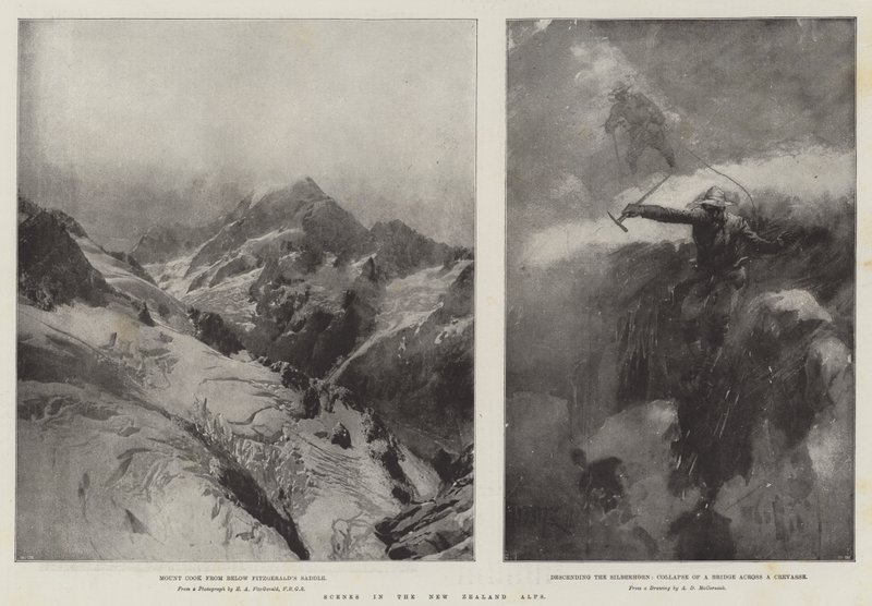 Scene nelle Alpi della Nuova Zelanda da Arthur David McCormick