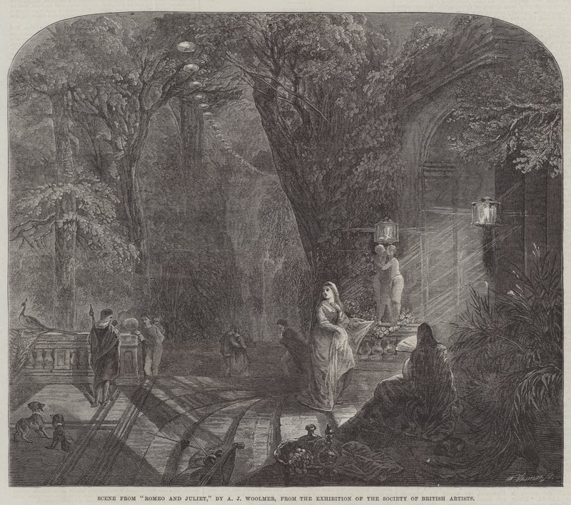 Scena da Romeo e Giulietta da Arthur Joseph Woolmer