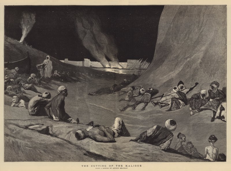 Il taglio del Kaligue da Arthur Melville