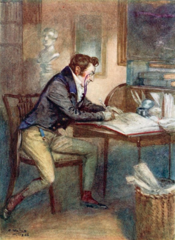 Illustrazione per Persuasione di Jane Austen da Arthur Wallis Mills