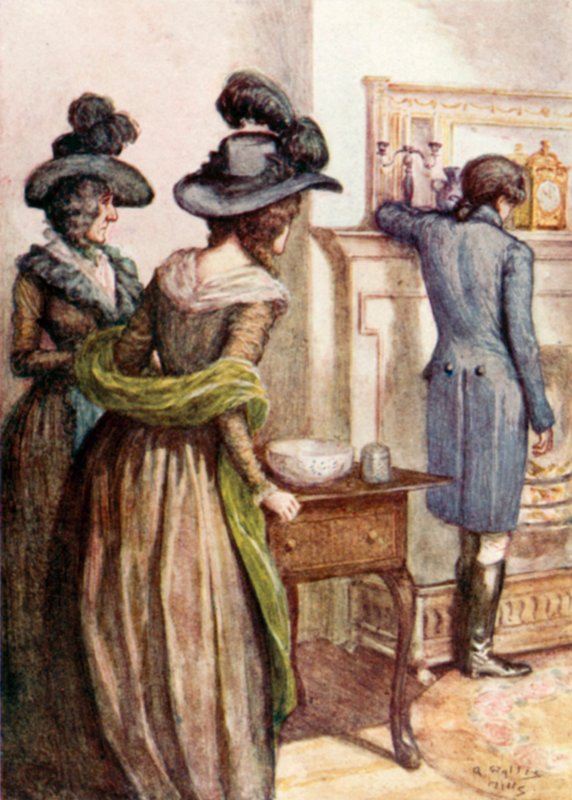 Illustrazione per Orgoglio e pregiudizio di Jane Austen da Arthur Wallis Mills