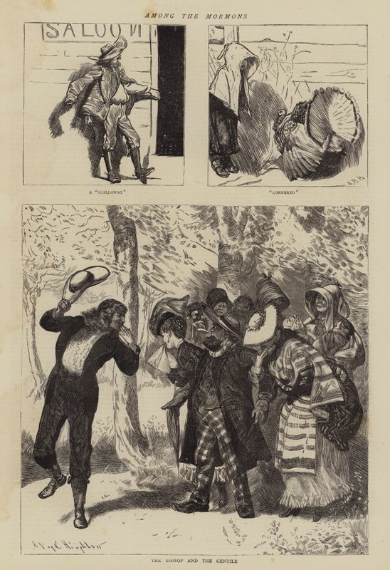 Tra i Mormoni da Arthur Boyd Houghton