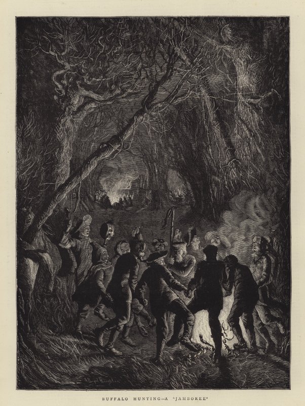 Caccia al bufalo, un Jamboree da Arthur Boyd Houghton