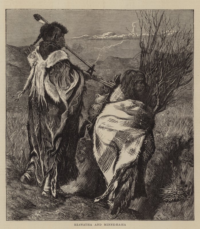 Hiawatha e Minne-ha-ha da Arthur Boyd Houghton