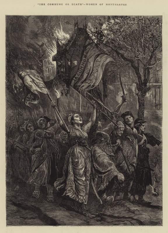 La Comune o la Morte, Donne di Montmartre da Arthur Boyd Houghton