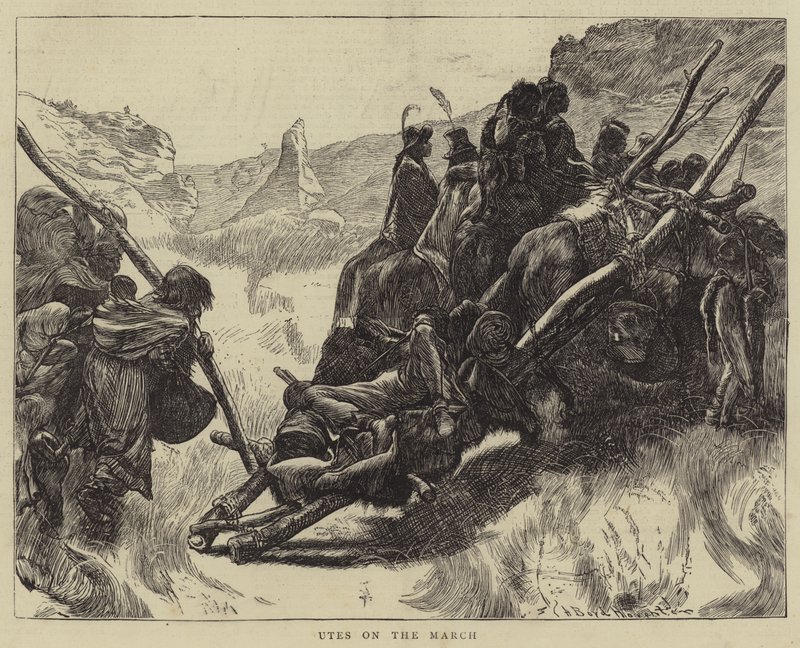Utes in marcia da Arthur Boyd Houghton