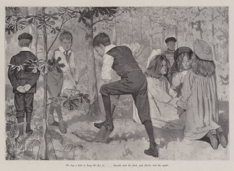 Caccia alla volpe, di E Nesbit da Arthur Herbert Buckland