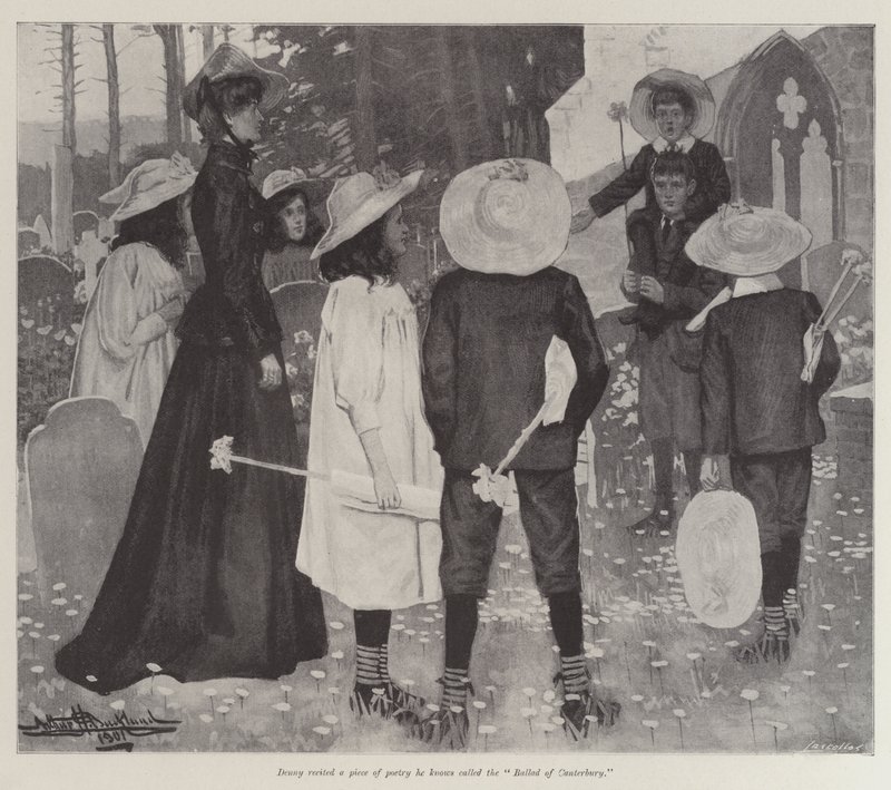 I pellegrini di Canterbury, di E Nesbit da Arthur Herbert Buckland
