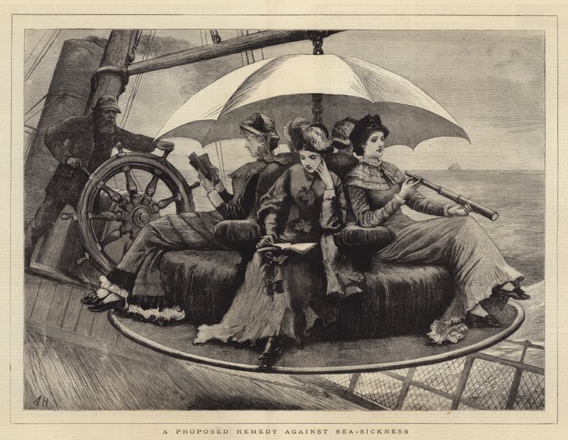 Un rimedio proposto contro il mal di mare da Arthur Hopkins