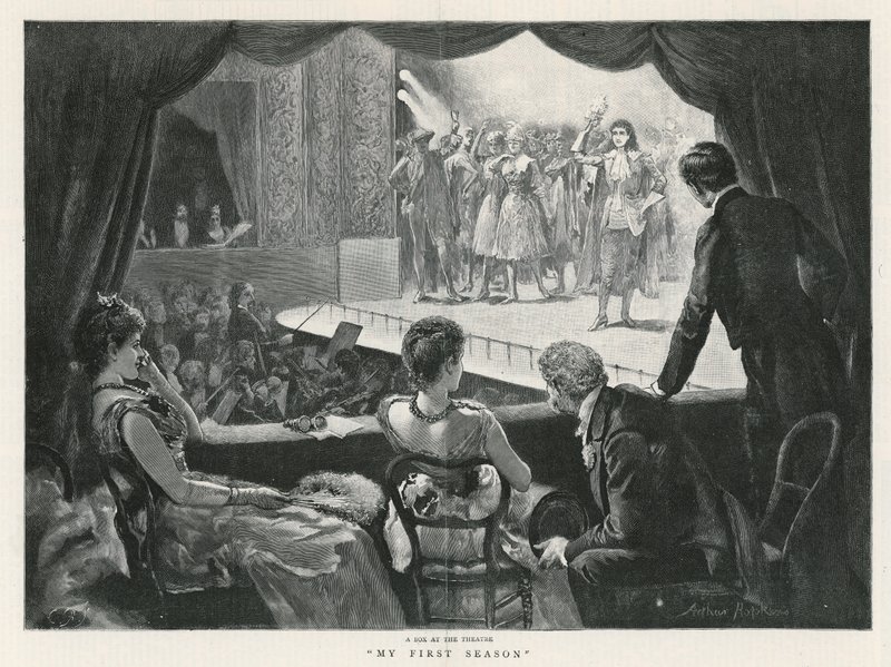 Un palco al teatro - la mia prima stagione (incisione) da Arthur Hopkins