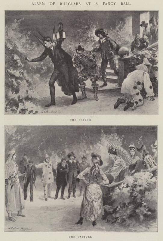 Allarme di ladri a un ballo in maschera da Arthur Hopkins