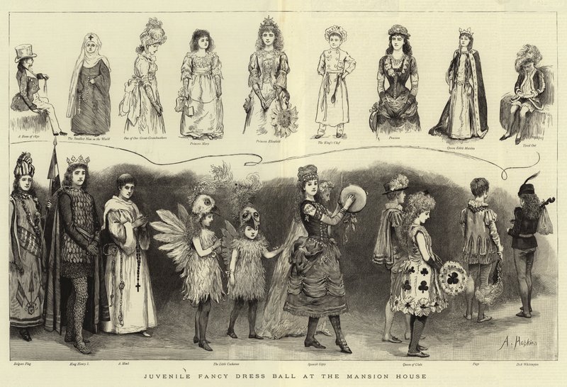 Ballo in maschera per bambini alla Mansion House da Arthur Hopkins