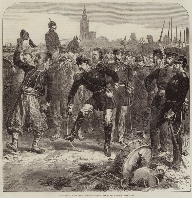 La Guerra, Caduta di Strasburgo, Partenza dei Prigionieri Francesi da Arthur Hopkins