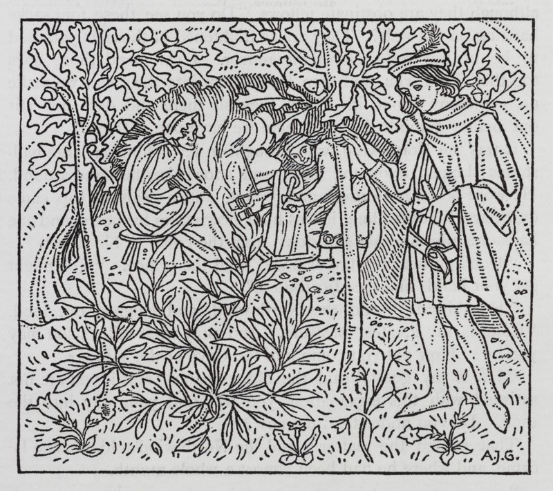 Hans Christian Andersen: Il Giardino del Paradiso da Arthur Joseph Gaskin