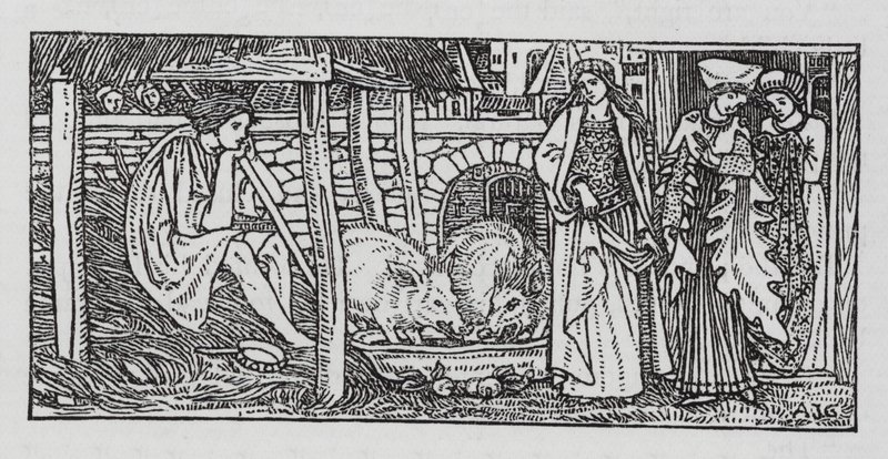 Hans Christian Andersen: Il guardiano di porci da Arthur Joseph Gaskin