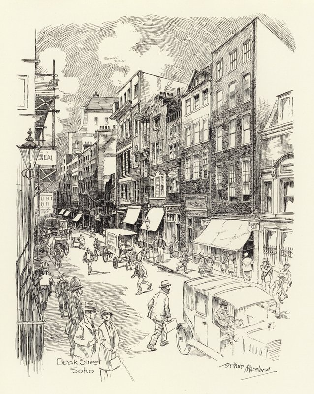 Beak Street, Soho da Arthur Moreland