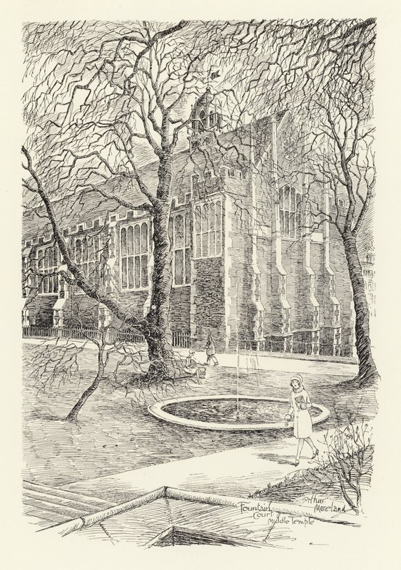 Fountain Court, Middle Temple da Arthur Moreland