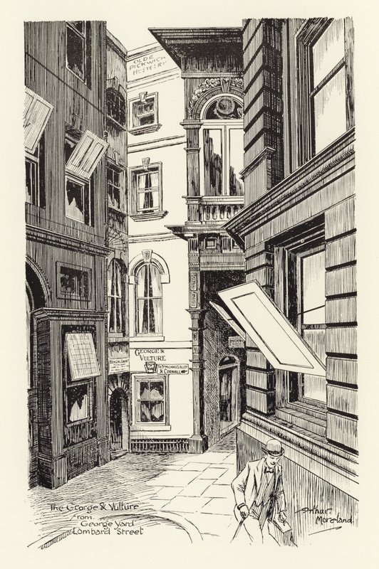 Il George & Vulture da George Yard, Lombard Street da Arthur Moreland