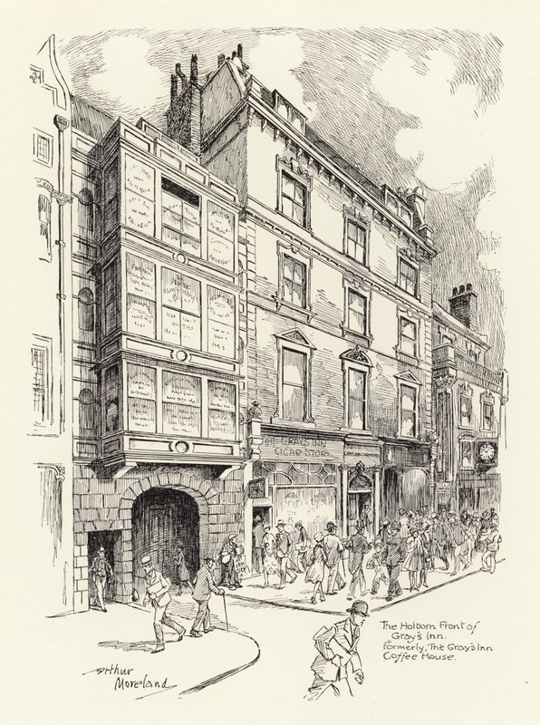 La facciata di Holborn di Gray
