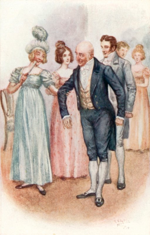 Illustrazione per Emma di Jane Austen da Arthur Wallis Mills