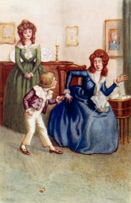 Illustrazione per Orgoglio e pregiudizio di Jane Austen da Arthur Wallis Mills