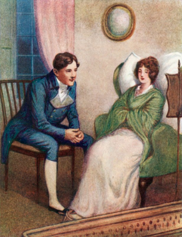 Illustrazione per Orgoglio e pregiudizio di Jane Austen da Arthur Wallis Mills