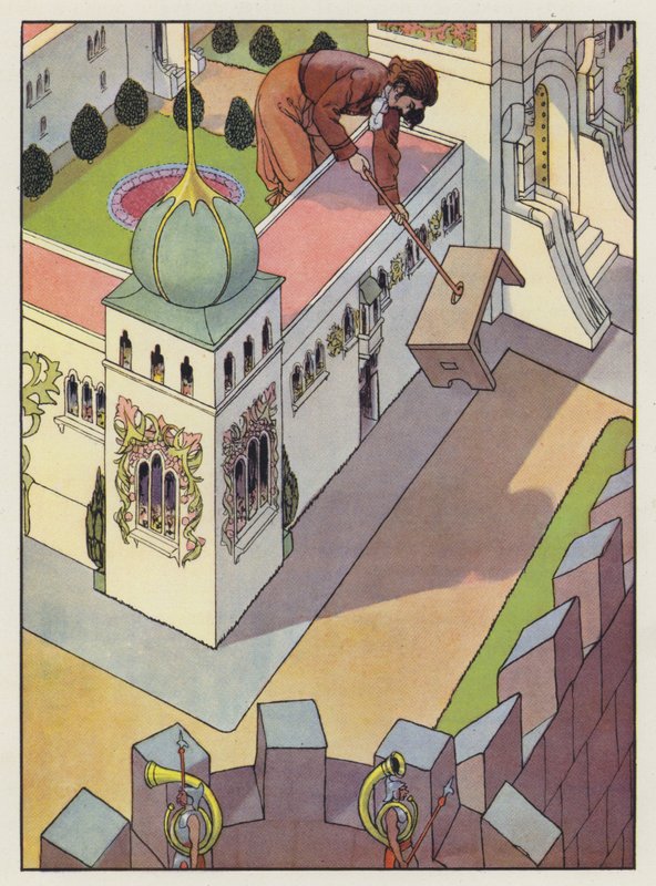 Illustrazione per I Viaggi di Gulliver di Jonathan Swift da Artus Scheiner