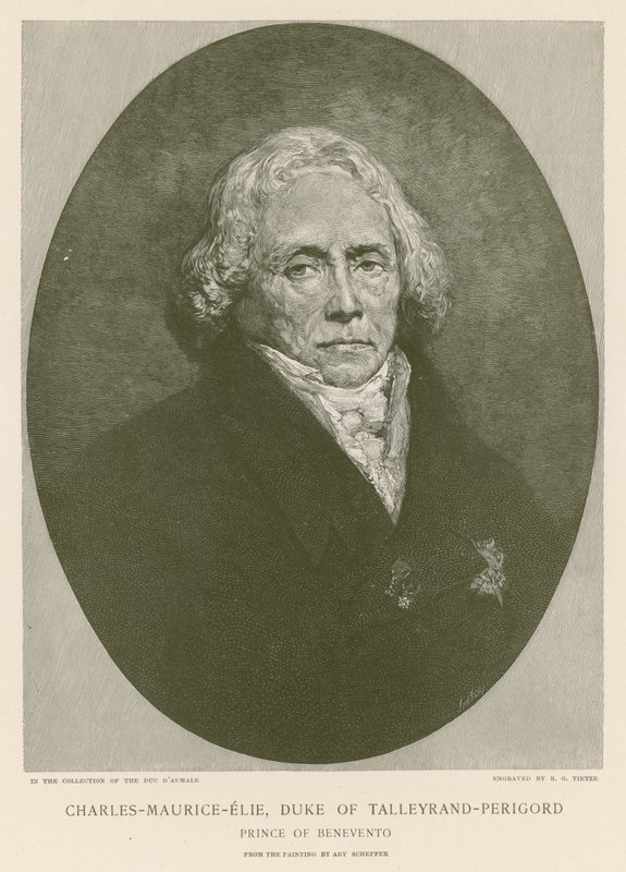 Charles Maurice de Talleyrand-Perigord da Ary Scheffer
