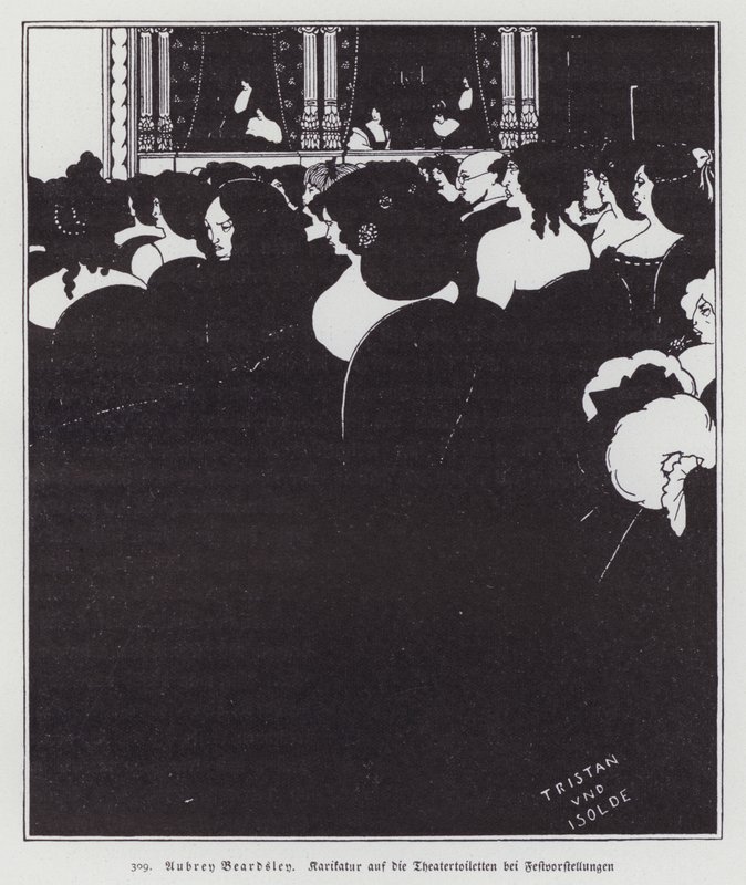 I Wagneriti, 1894 da Aubrey Beardsley